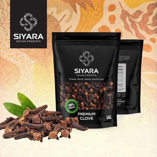 High-Quality Ceylon Cloves | Organic Sri Lankan Cloves for Cooking, Tea & Medicinal Uses - Ceylon Clove - Siyara Ceylon Products - Herbal Spices from Sri Lanka