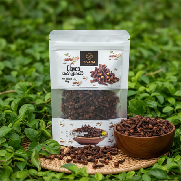 High-Quality Ceylon Cloves | Organic Sri Lankan Cloves for Cooking, Tea & Medicinal Uses - Ceylon Clove - Siyara Ceylon Products - Herbal Spices from Sri Lanka